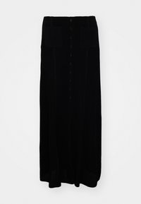 JUPE BOUTONNEE  - Maksihame - noir