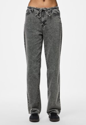 PCFANU  - Straight leg jeans - medium grey denim
