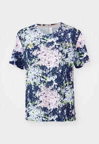 adidas Performance TEE - Sportfelső - aurora ink/sandy pink