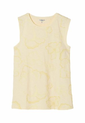 FatFace, REGULAR FIT - EMBROIDERED SLEEVELESS TANK TOP . - Topp - yellow