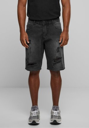 Shorts vaqueros - black