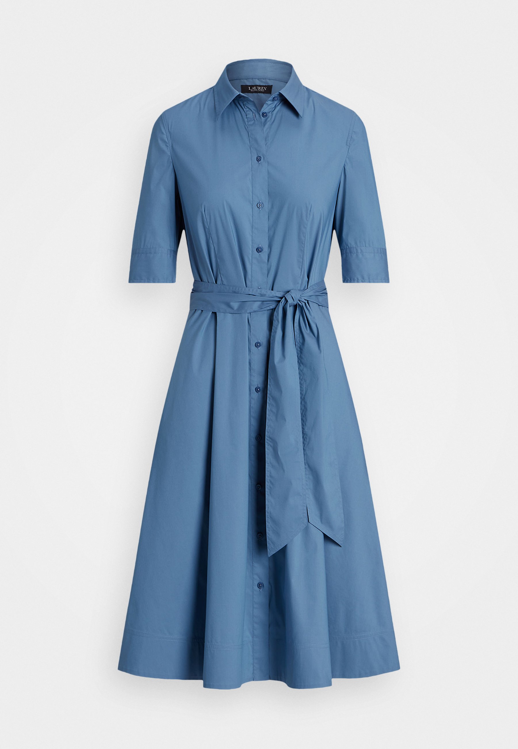 Lauren Ralph Lauren Belted Cotton Blend Shirtdress - Shirt