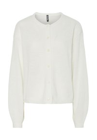 PCIDA O NECK CARDIGAN - Cardigan - cloud dancer