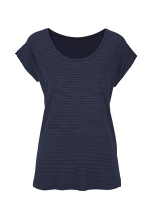 Beach Time, KURZARM - T-Shirt basic - navy