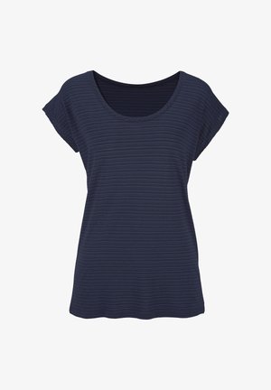 Beach Time, KURZARM - T-Shirt basic - navy
