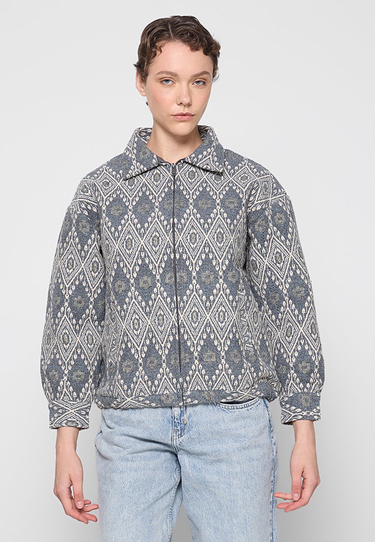 dreimaster Lichte jas blauwgrijs