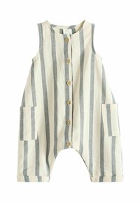 Next REGULAR FIT - Overall / Jumpsuit - grey white stripe