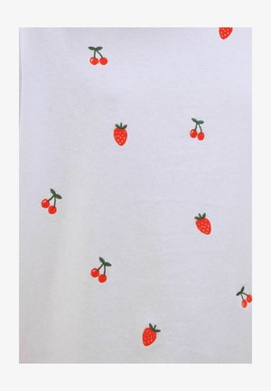 Friends Like These, REGULAR FIT - GRAPHIC T-SHIRT . - T-shirts print - white cherry and strawberry embroidered