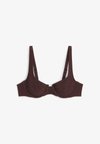 ARKET BALCONETTE BIKINI TOP - Haut de bikini - brown