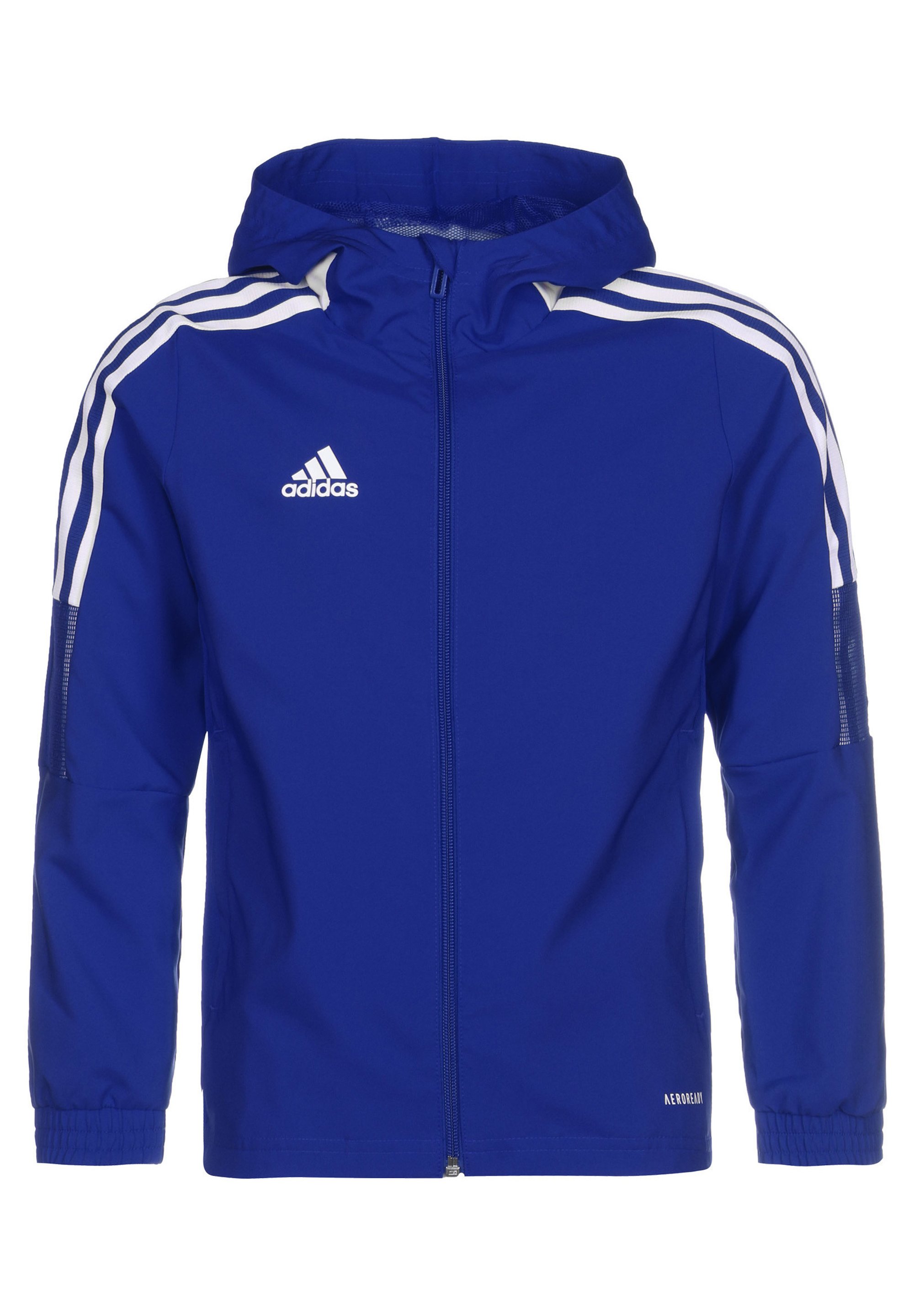 adidas blue windbreaker jacket