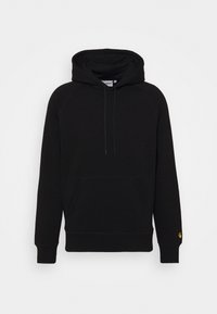 HOODED CHASE - Huppari - black/gold