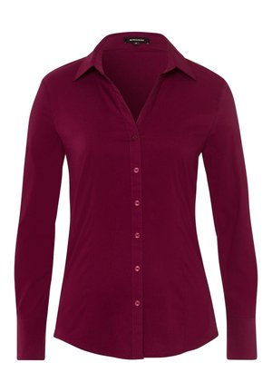Overhemdblouse - bordeaux