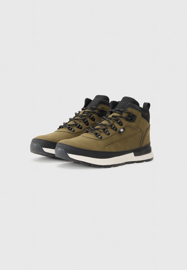 High-top trainers - olive2