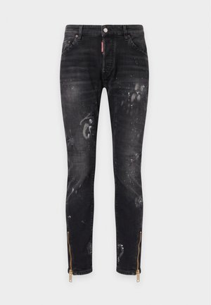 Dsquared2, NEW BIKER - Тесни дънки - black