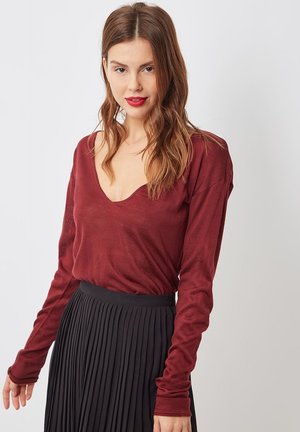 Jersey de punto - granate