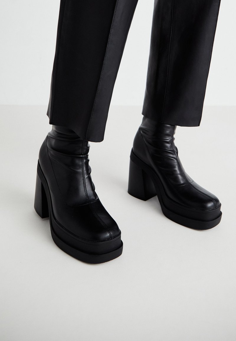 Even&Odd Wide Fit Botines de tacón black/negro