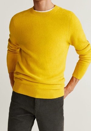 Strickpullover - mustard yellow