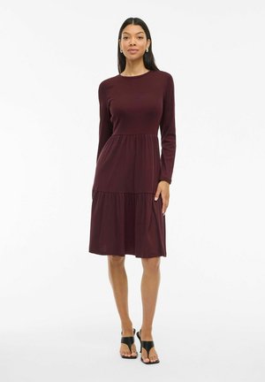 VILA MIDI LANGARM - Robe en jersey - fig