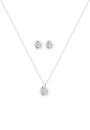 JEWELRY SET FLOWER - Ohrringe - silberfarben