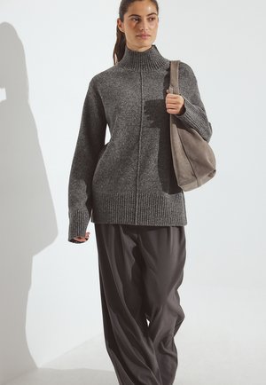 SEAM DETAIL - Jumper - mid greymelange