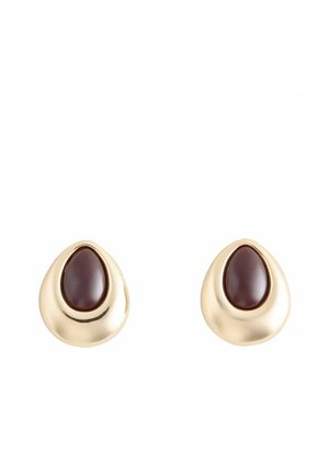 Next, TEARDROP STUD EARRINGS - Ohrringe - burgundy red