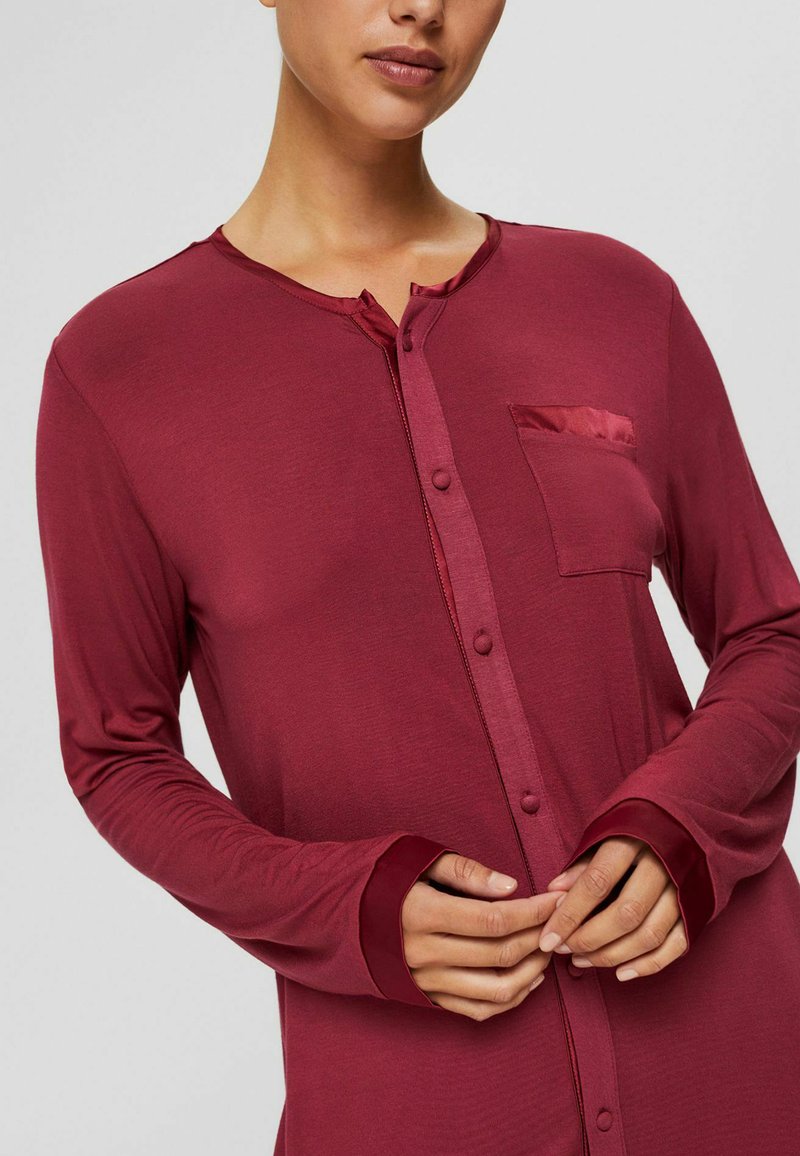 Damen Nachthemden | Esprit NACHT LENZING™ ECOVERO™ Nachthemd dark red/dunkelrot - OG39030 Damen Nachthemden | Esprit NACHT LENZING™ ECOVERO™ Nachthemd dark red/dunkelrot - OG39030