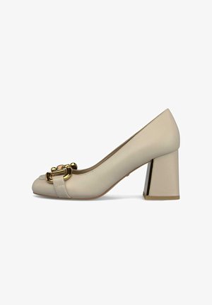Alma en Pena, Escarpins - white denim