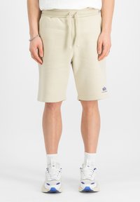 Alpha Industries BASIC SMALL LOGO - Pantaloni sportivi - vintage white