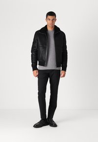 Belstaff TRACE JACKET - Kožená bunda - black