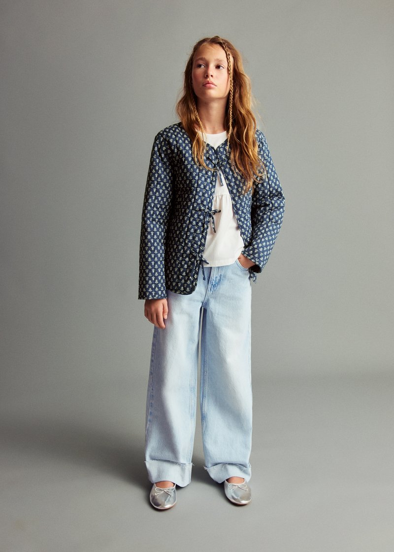 Mango Kids KID - Blugi drepți - light blue