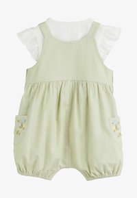 Wybrany, sage green embroidered floral
