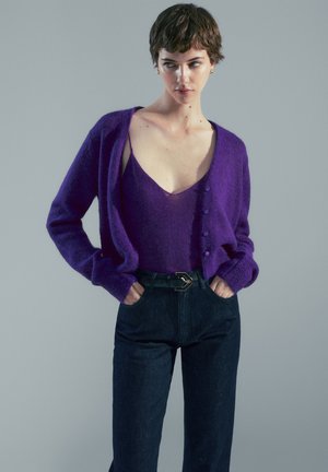 Vest - dark purple