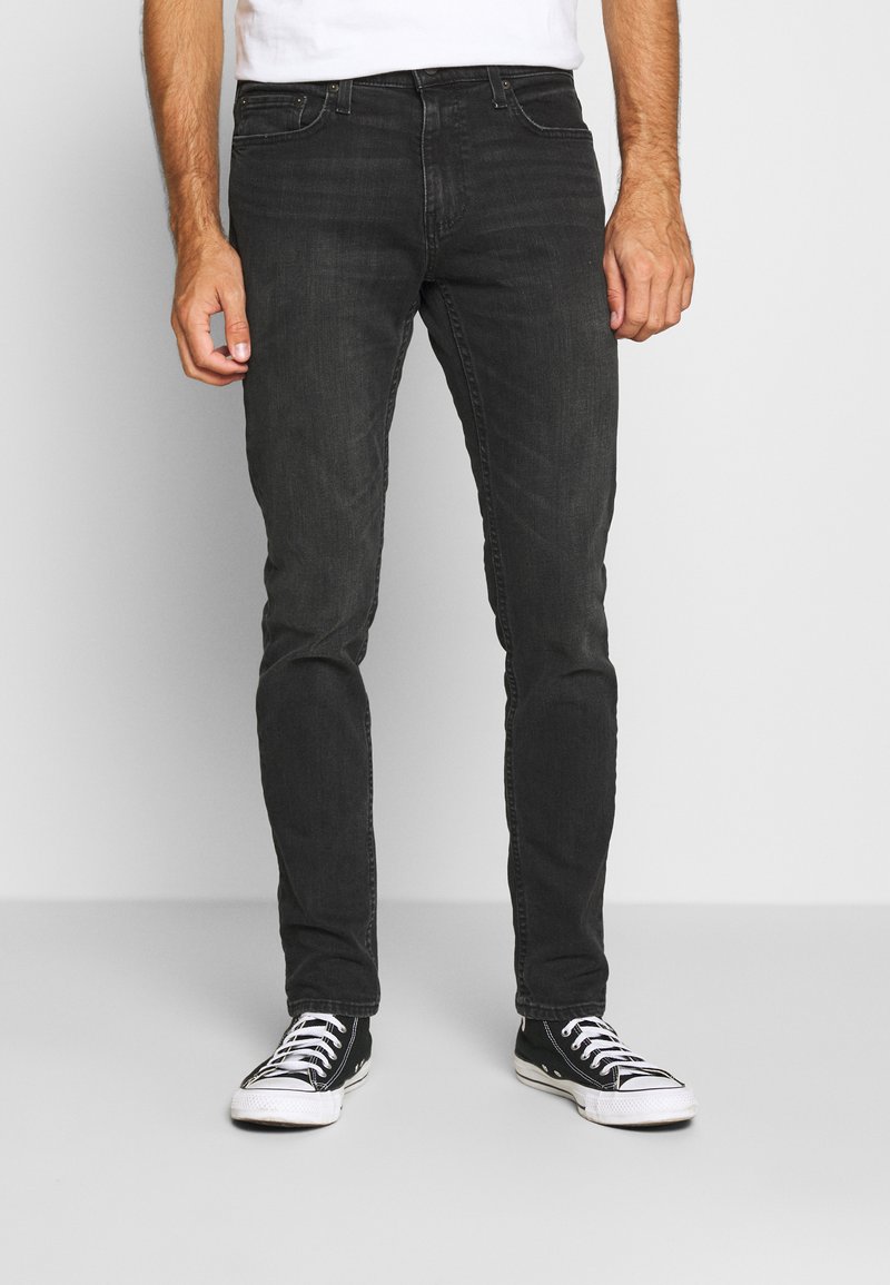 Hollister Co. WASHED BLACK Slim fit jeans washed black/black