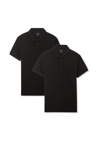 PACK OF 2 PLAIN - Polo - 2x Black
