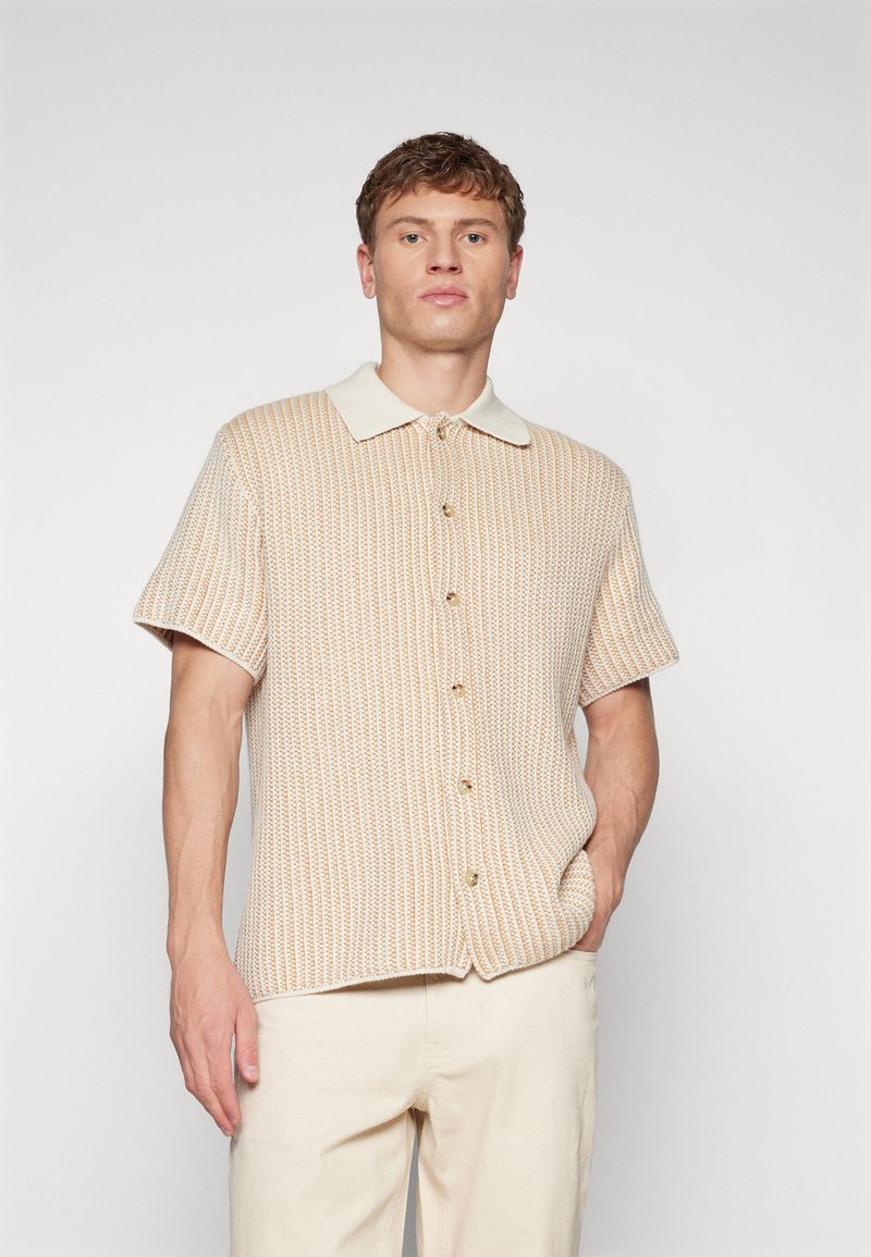 Les Deux - EASTON SHIRT - Hemd - camel/ivory, Vergrößern