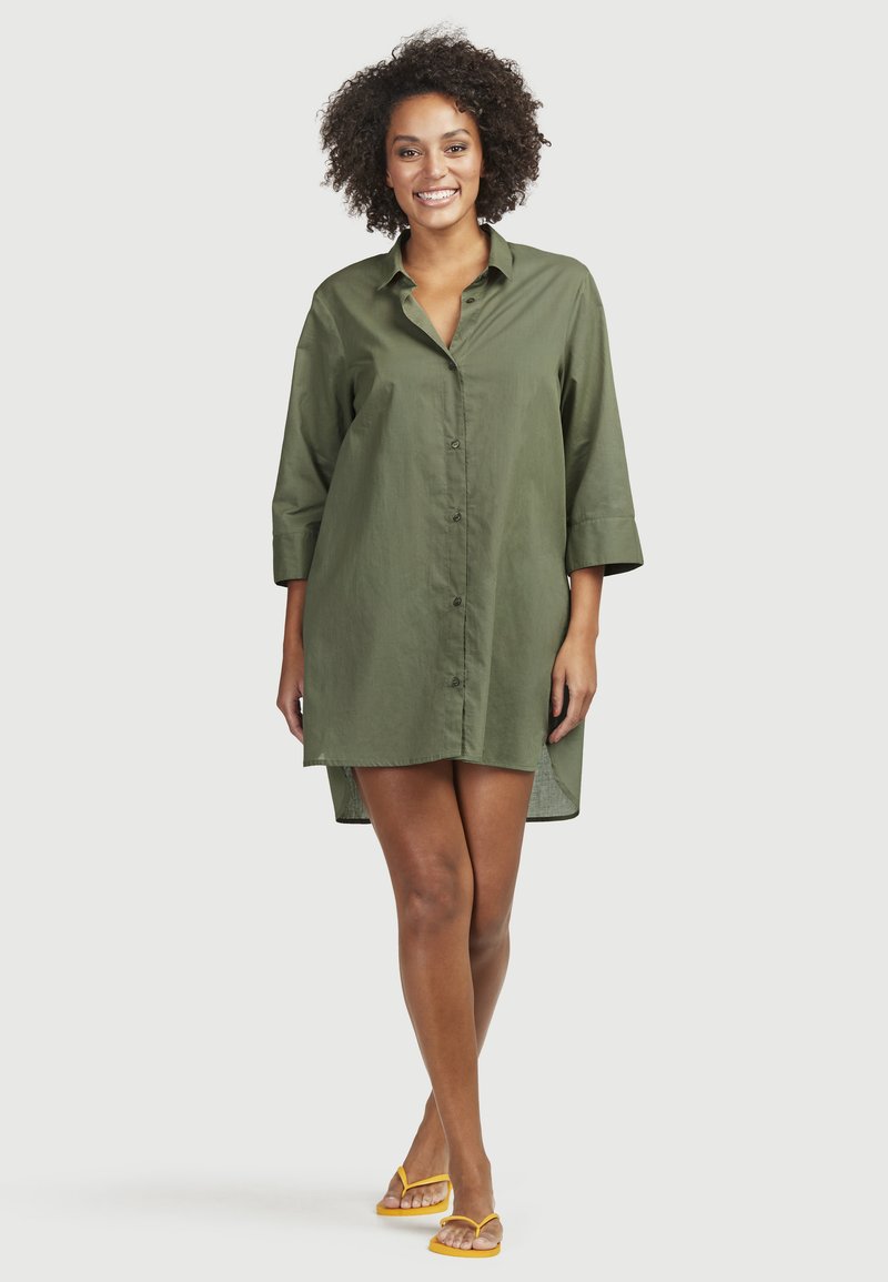 Damen Hemdblusen | Cellbes Hemdbluse khaki green/khaki - EA41837 Damen Hemdblusen | Cellbes Hemdbluse khaki green/khaki - EA41837