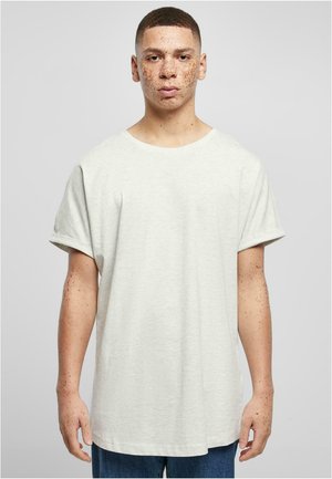 Urban Classics LONG SHAPED TURNUP TEE - Základné tričko - lightgrey