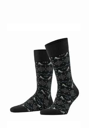 FALKE, SKI SLOPE SO SOCKEN - Sokken - black