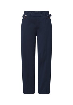 Street One, BARREL LEG HOSE MIT SCHNALLENDETAIL - Pantalon classique - shadowed navy