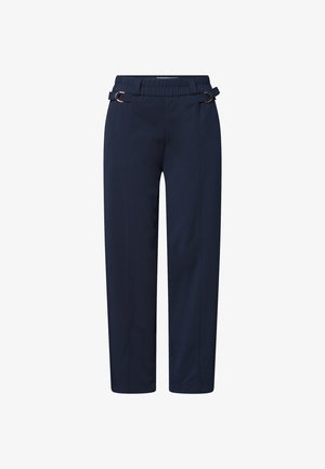 Street One, BARREL LEG HOSE MIT SCHNALLENDETAIL - Pantalon classique - shadowed navy