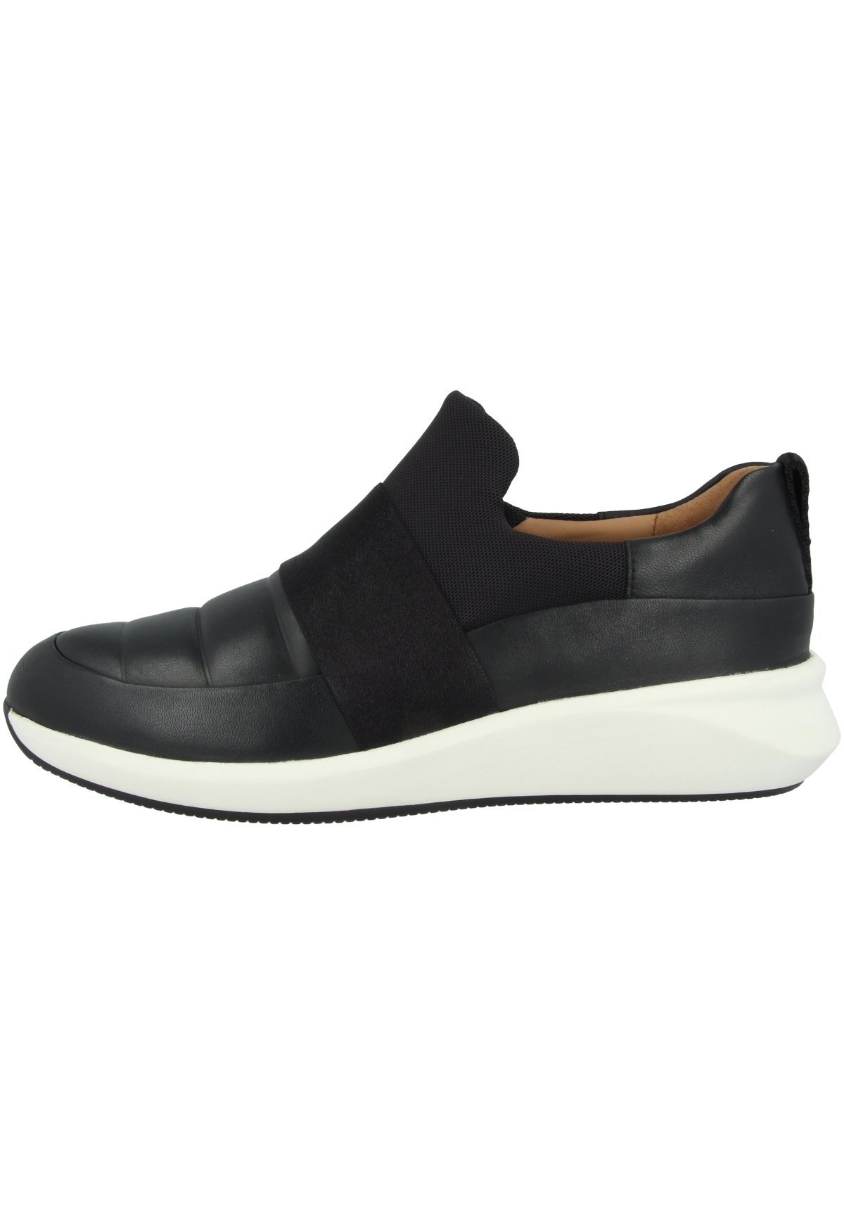Clarks UN RIO LO - Sneakers laag - black leather/Zwart - Zalando.be
