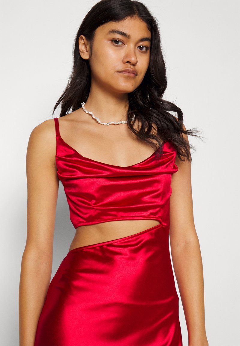 WAL G. SHARARA CUT OUT DRESS - Cocktail dress / Party dress - red -  Zalando.ie