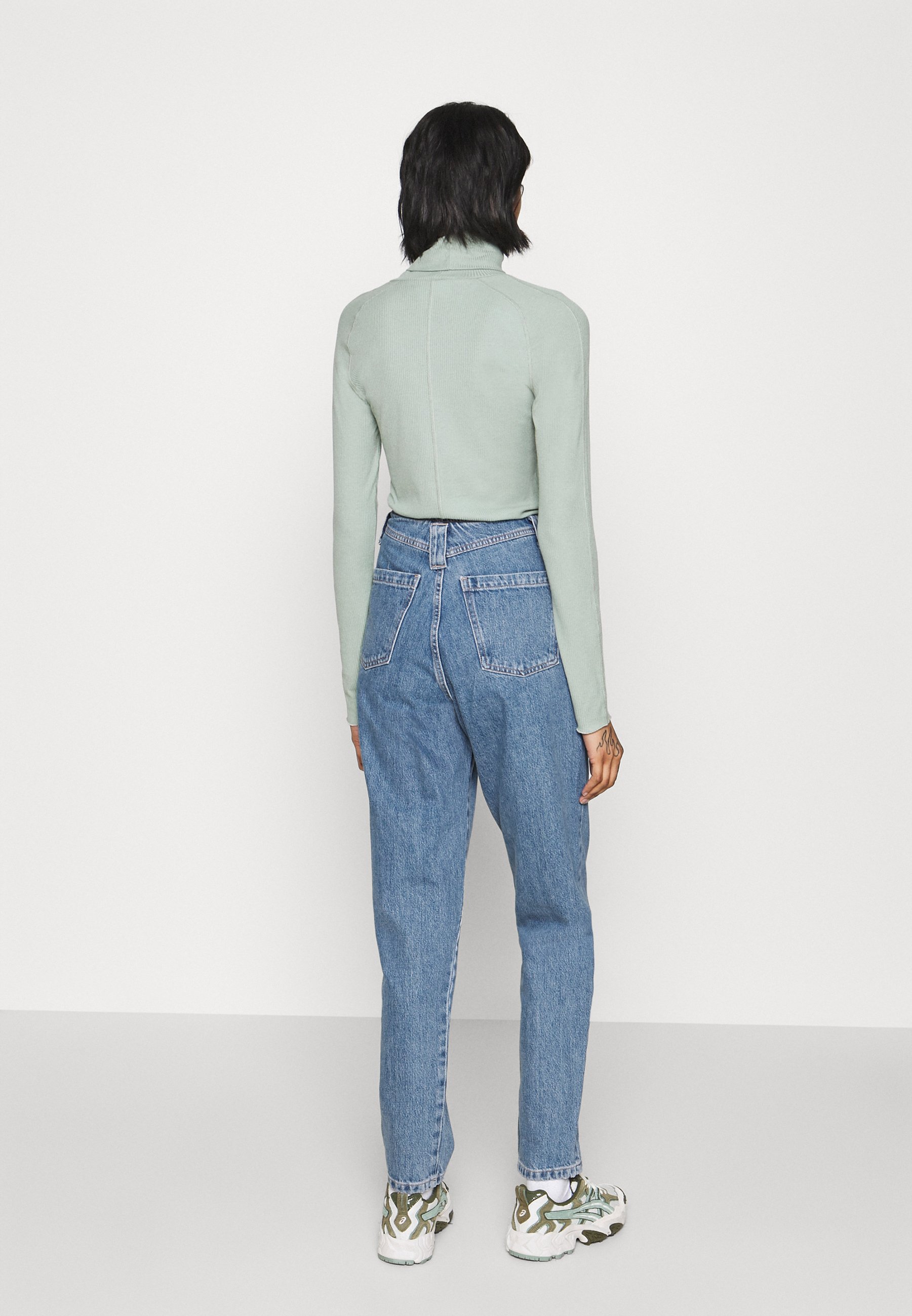 Topshop SEAMED MOM - Relaxed fit jeans 