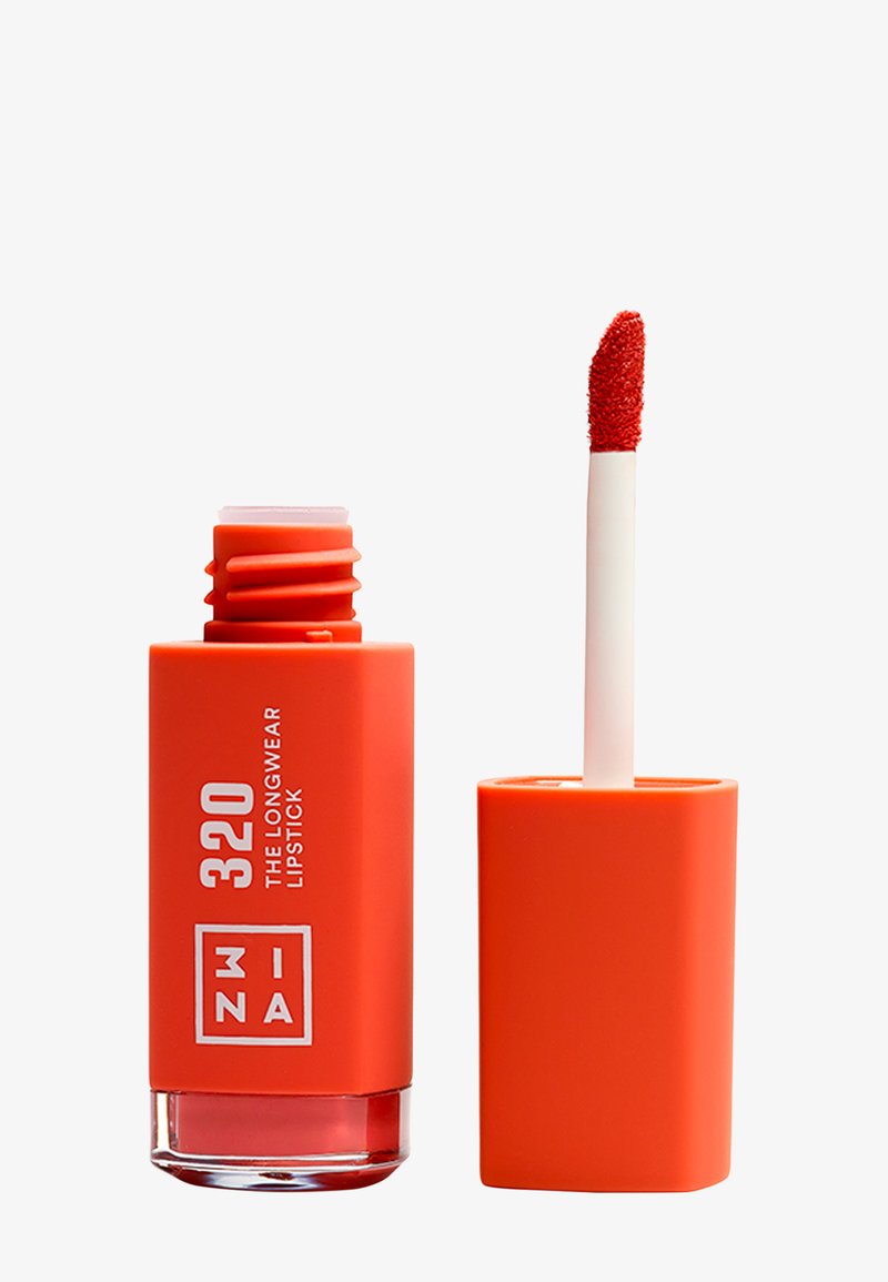 3ina - THE LONGWEAR LIPSTICK - Flytande läppstift - 320 dark coral, Förstora