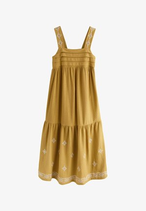Next, Day dress - chartreuse green