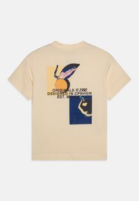 Jack & Jones Junior JORTAMPA BACK TEE CREW NECK JNR - T-shirt con stampa - beige