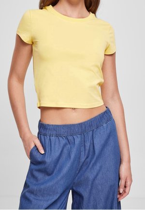 T-shirt - bas - yellow