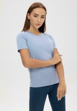 GRAND CREW NECK 160G - T-shirt basic - light blue