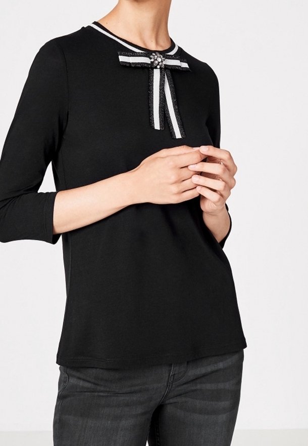 HALLHUBER Långärmad tröja - black