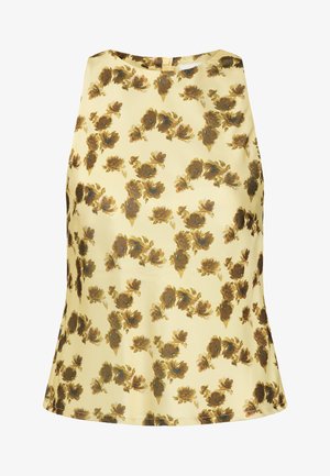 Gestuz, CHERY P BLOUSE - Blouse - lemon yellow olive flower